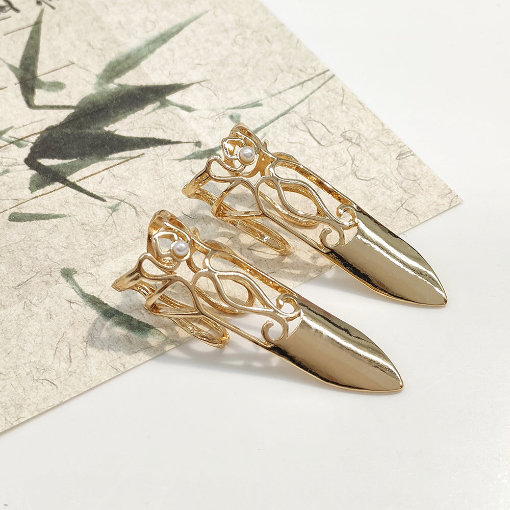 Adjustable Vintage Metal Nail Sheath Jewelry