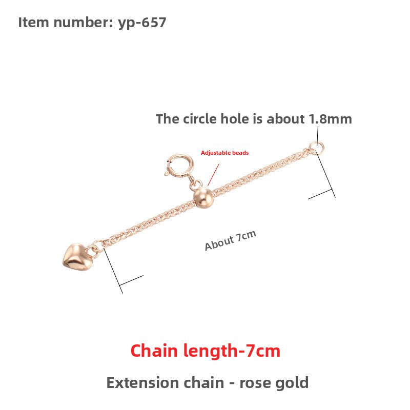 Sterling Silver Extension Chain for Jewelry
