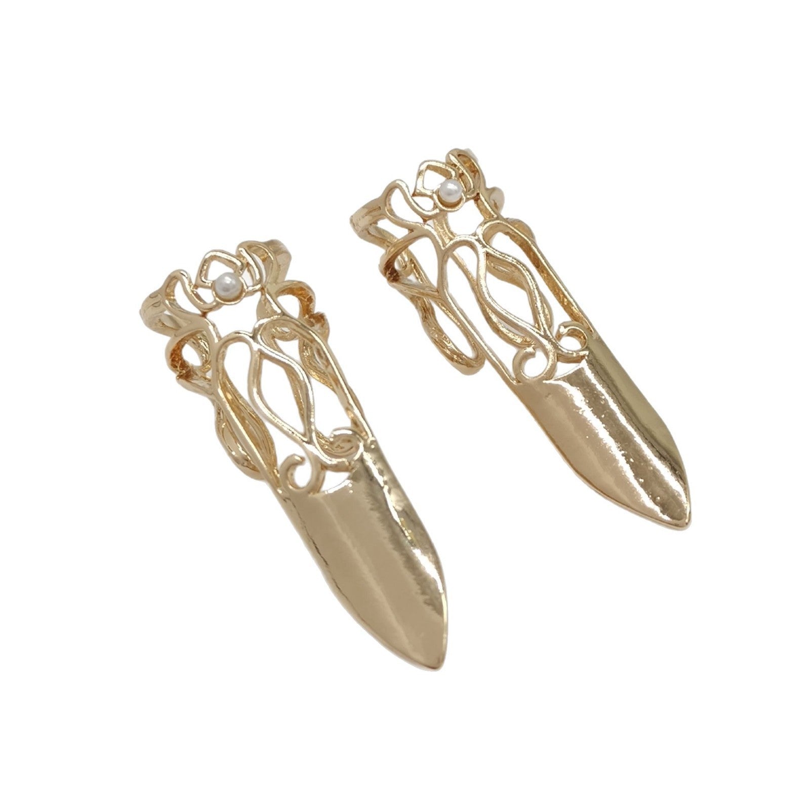 Adjustable Vintage Metal Nail Sheath Jewelry