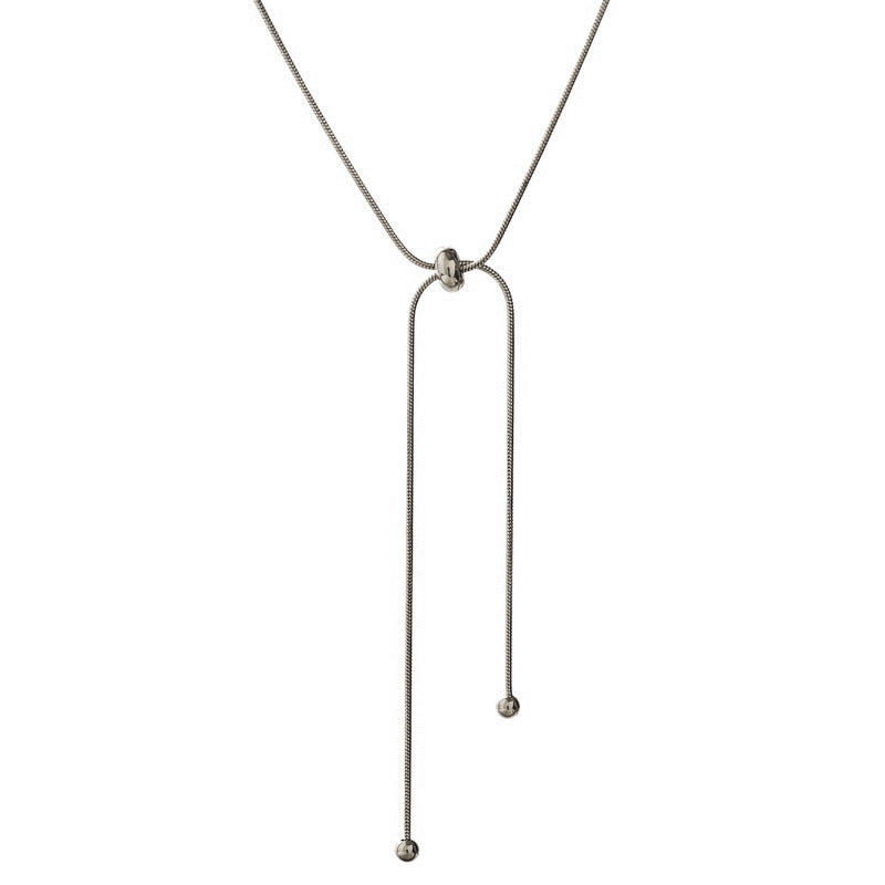 Adjustable Pull-Out Titanium Steel Necklace