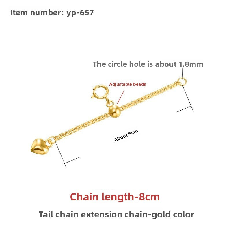 Sterling Silver Extension Chain for Jewelry
