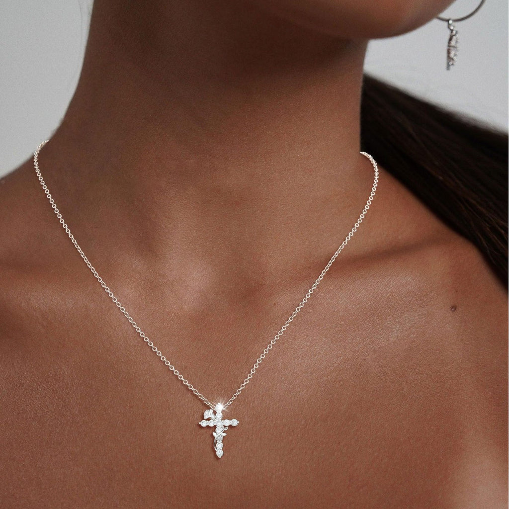 Regal Rediance Grace Cross Necklace