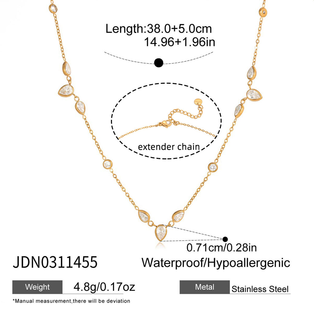 Regal Rediance Celestia Zircon Necklace