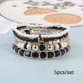 Geometric Rice Pearl Jewelry Set
