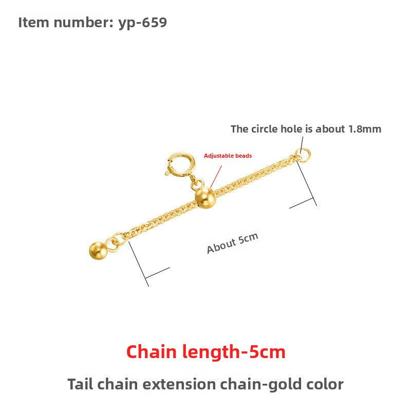 Sterling Silver Extension Chain for Jewelry