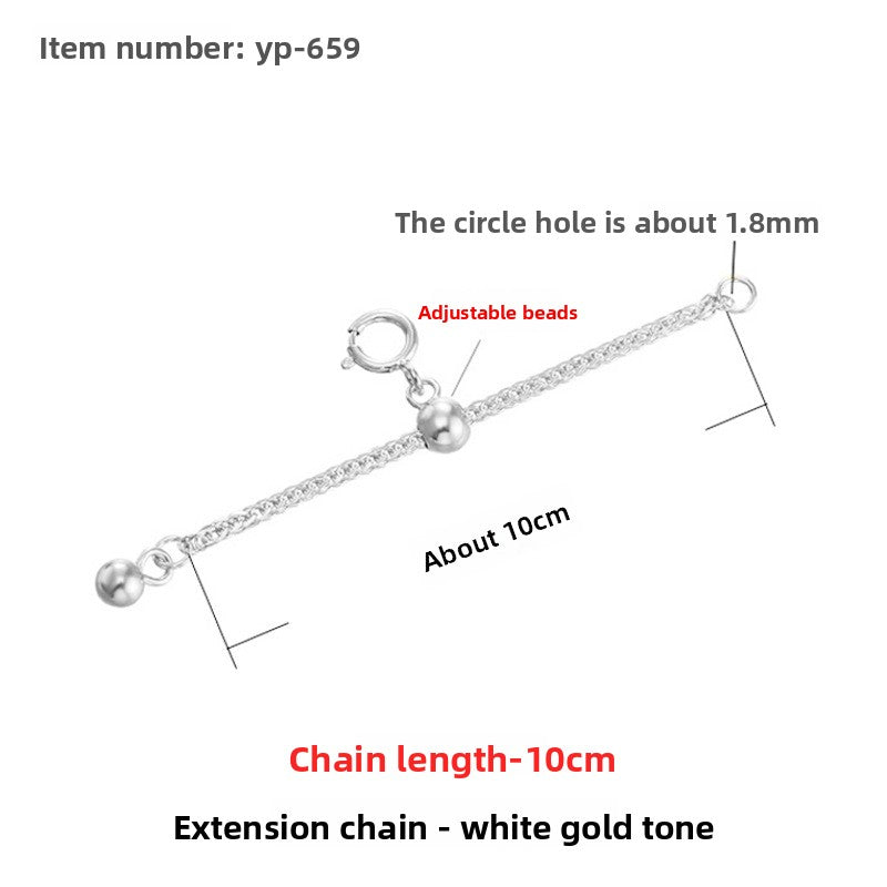 Sterling Silver Extension Chain for Jewelry