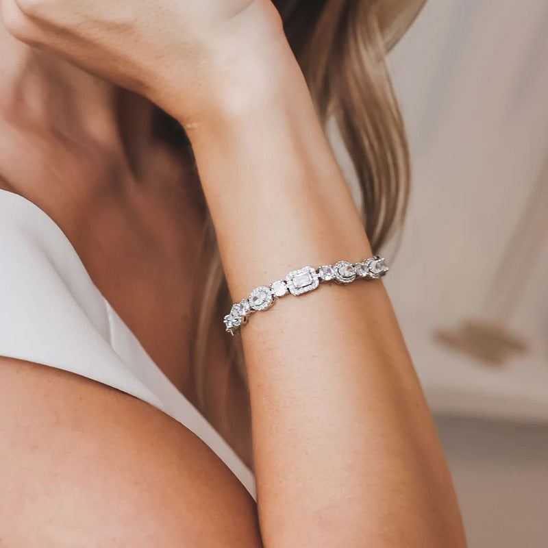 Regal Rediance Crystal Pearl Bracelet