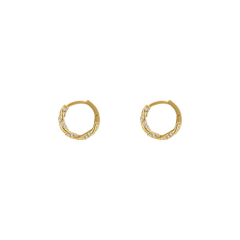 Regal Rediance Radiant Loop Earrings