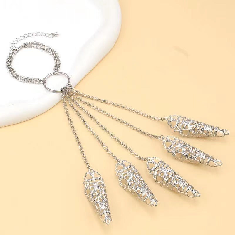 Gothic Tassel Hand Chain Jewelry