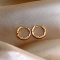 Regal Rediance Radiant Loop Earrings