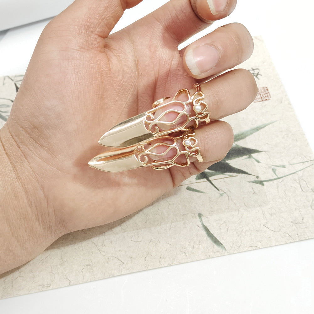 Adjustable Vintage Metal Nail Sheath Jewelry