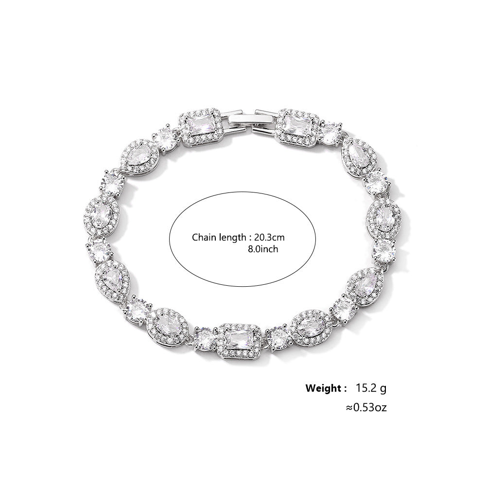 Regal Rediance Crystal Pearl Bracelet
