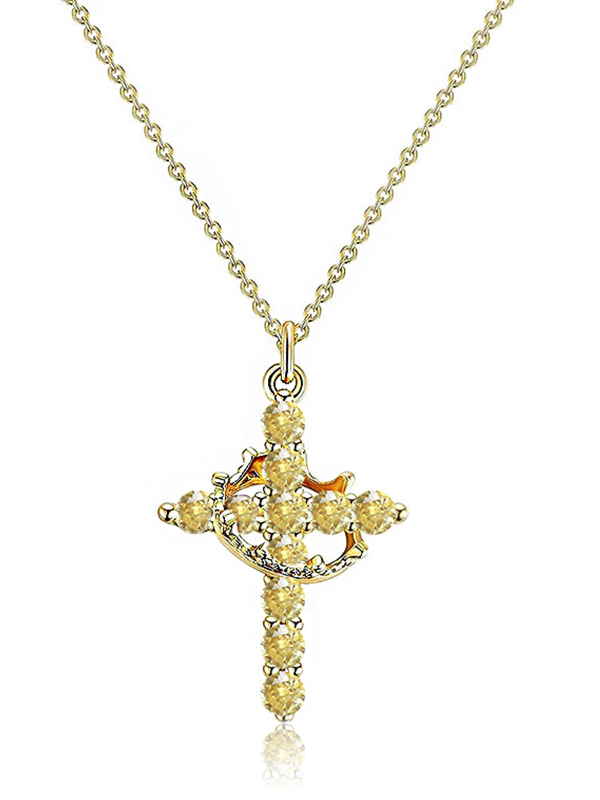 Regal Rediance Undying Crown Necklace