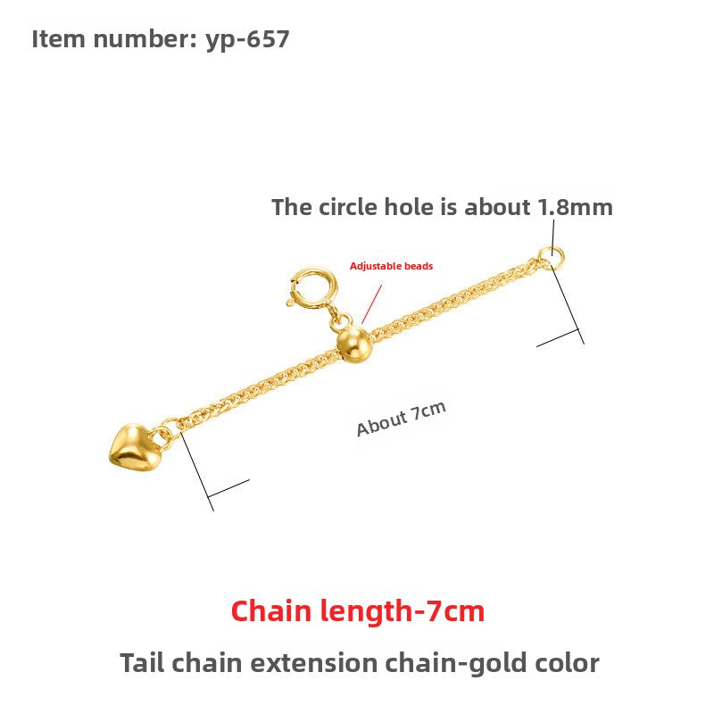 Sterling Silver Extension Chain for Jewelry