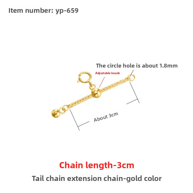 Sterling Silver Extension Chain for Jewelry