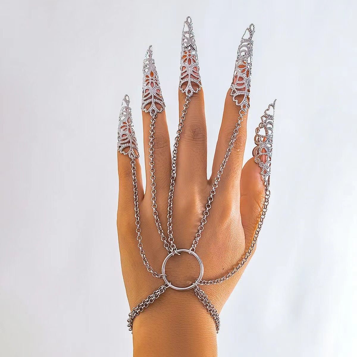 Gothic Tassel Hand Chain Jewelry