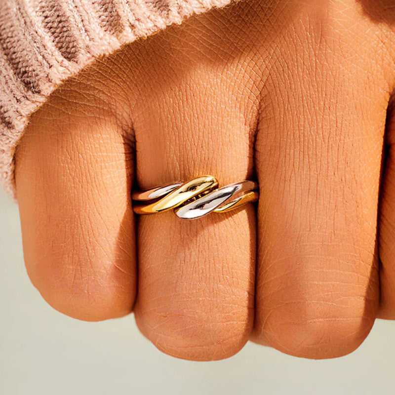 Regal Rediance Aqua Ripple Ring