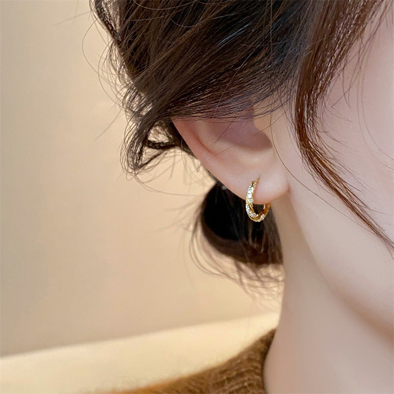 Regal Rediance Radiant Loop Earrings