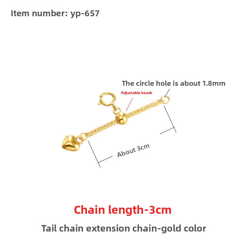 Sterling Silver Extension Chain for Jewelry