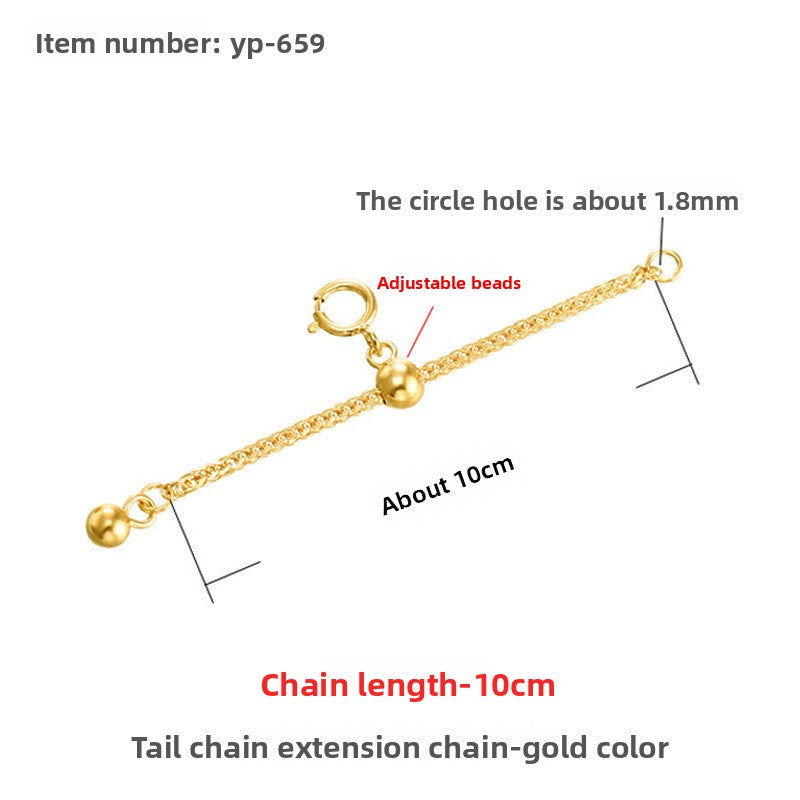 Sterling Silver Extension Chain for Jewelry