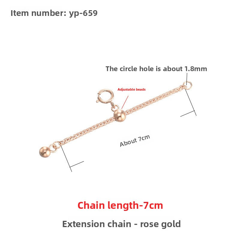 Sterling Silver Extension Chain for Jewelry