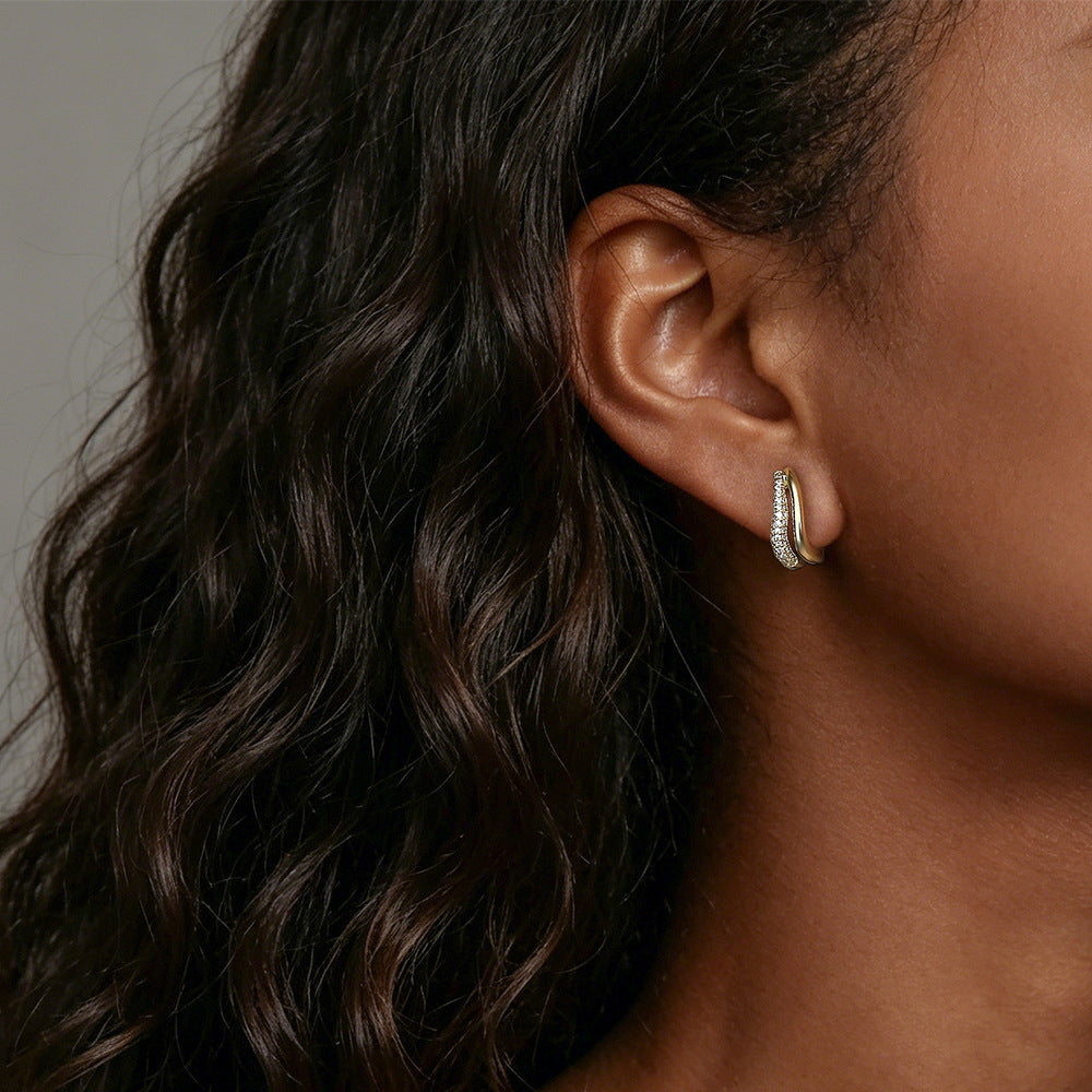 Regal Rediance Aurelia Halo Earrings