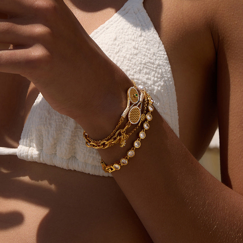 Regal Rediance Crown Link Bracelet