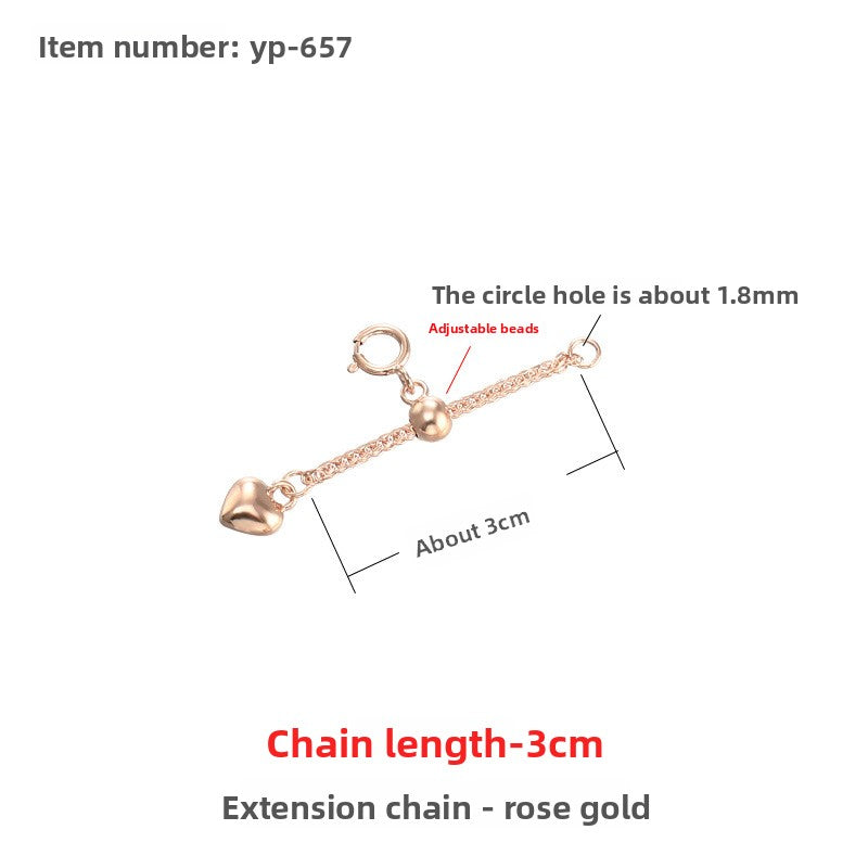 Sterling Silver Extension Chain for Jewelry