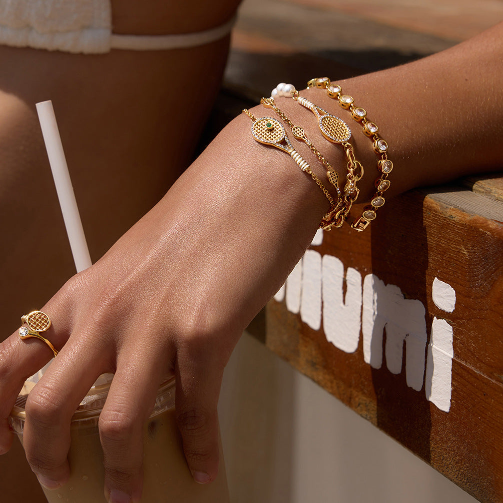Regal Rediance Crown Link Bracelet