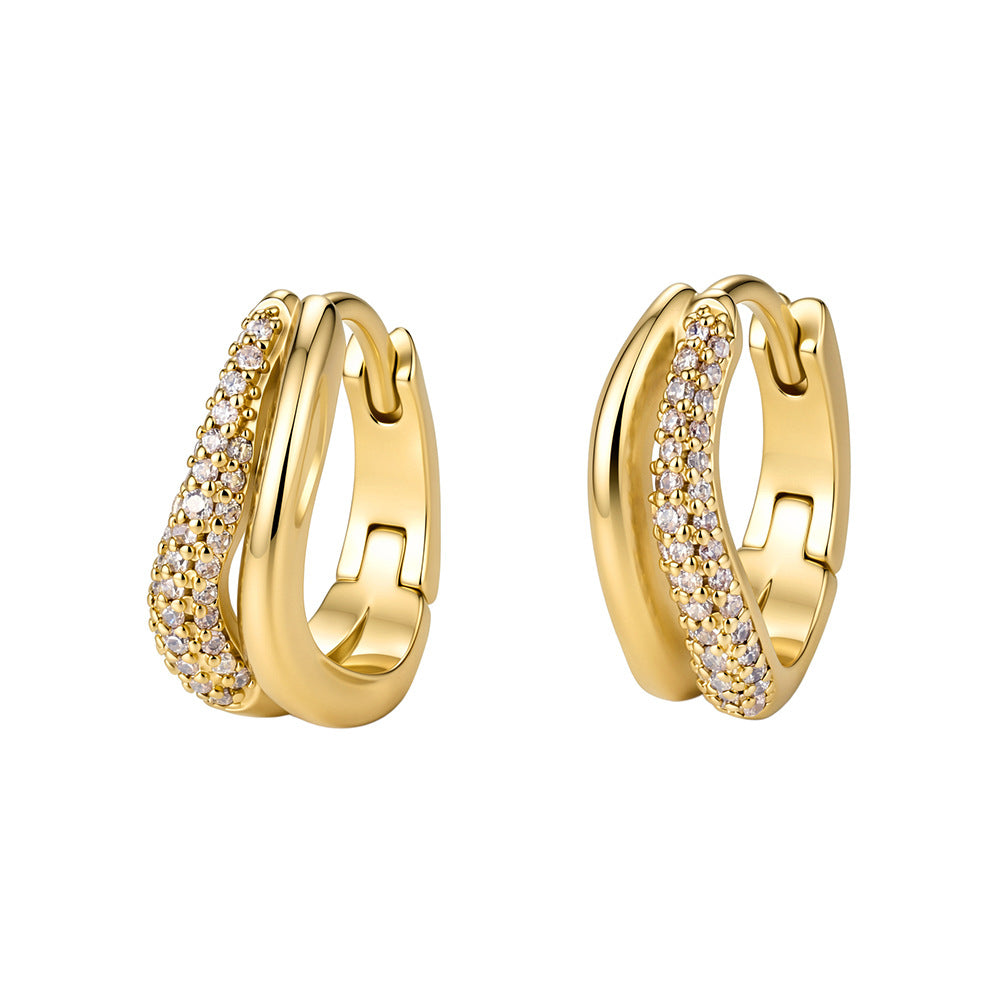 Regal Rediance Aurelia Halo Earrings