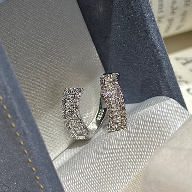 Silver Snake-shaped Ring