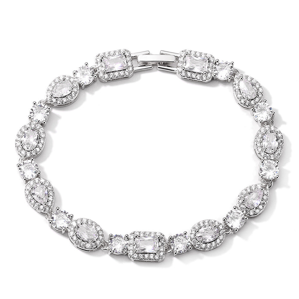 Regal Rediance Crystal Pearl Bracelet