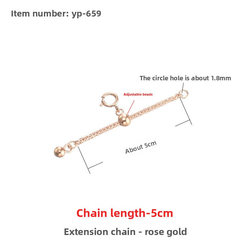 Sterling Silver Extension Chain for Jewelry
