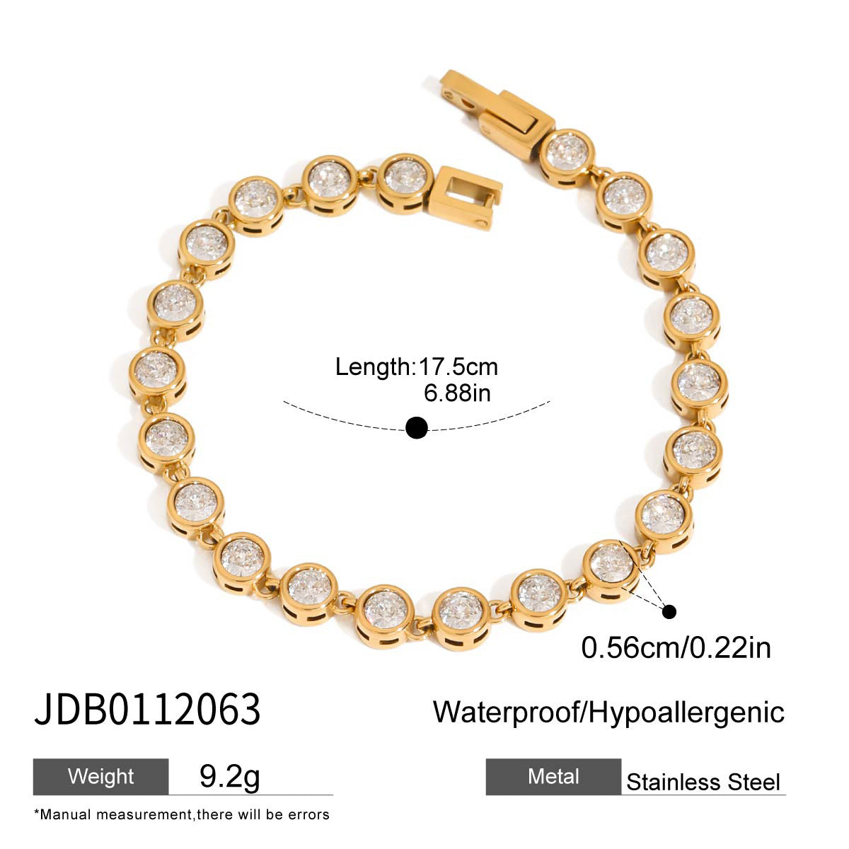 Regal Rediance Crown Link Bracelet